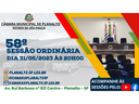 58ª SESSÃO ORDINÁRIA - 31/05/2023 ÀS 20H00.