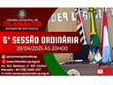 6ª SESSÃO ORDINÁRIA - 28.04.2025 ÀS 20H00.