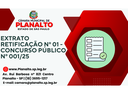 EXTRATO RETIFICAÇÃO Nº 01